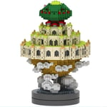 Castle in the Sky Building Blocks Set LED Music Box Model Construction Set Gift Toy Home Decoration Collection Valentine's Day present(3000PCS)