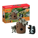 Coffret Jeux rigolos avec la noix, figurines animaux sauvages, Schleich 42596 Wi