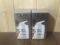 Olay Total Effects 2 X  7 In 1 CC Cream SPF 15 Fair To Medium 7 In One 2 X 50ml
