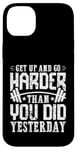 Coque pour iPhone 14 Plus Citation d'entraînement de motivation pour les amateurs de fitness