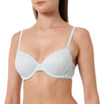 Calvin Klein Soutien-Gorge Balconnet Femme Lightly Lined Stretch, Bleu (Plein Air), 95D