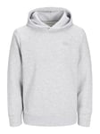 JACK & JONES Sweat à Capuche Sweat à Capuche Logo Light Grey Melange XL Light Grey Melange XL