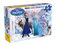 Liscianigiochi LISCIANI - Puzzle Recto/Verso 108 Pièces - La Reine des Neiges - 46904, Carton, Multicolore, Taille unique