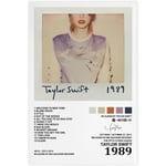 Pop-sångare Canvas Poster för Taylor Swift För Rum Estetisk Canvas Väggkonst Sovrum 1989 30*40cm