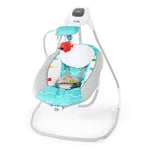 Baby Einstein, Ocean Explorers Balancelle compacte Musical Compact Baby Swing, vibrations, multidirectionnelle, unisexe, enfants 0 9 mois