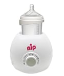 nip Chauffe-biberon fiable et doux pour toutes les biberons et les verres, sans BPA, à partir de 0 ans.
