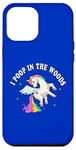 iPhone 13 Pro Max Cute Unicorn I Poop In The Woods Funny Outdoors Case