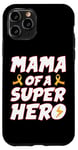 iPhone 11 Pro Childhood Cancer Mama Of A Superhero Family Ribbon Case