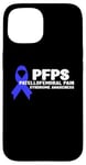 Coque pour iPhone 15 Blue Ribbon PFPS Sensibilisation au syndrome de douleur fémorale rotulienne