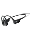 SHOKZ OpenRun Pro Mini Casque à Conduction osseuse, écouteurs Bluetooth Oreilles Libres pour Le Sport avec Micro, Casque sans Fil étanche IP55, 10H d'autonomie, Bandeau de Sport, Noir