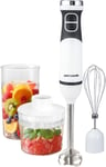 Paul Russells Stainless Steel Hand Blender 3 in 1 Stick with 600W...