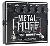 Electro Harmonix Metal Muff/Top Boost Pédale pour Guitare électrique Argent