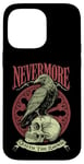 Coque pour iPhone 14 Pro Max Nevermore Quoth The Raven Gothic Edgar Allan Poe