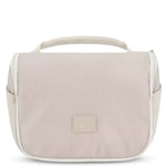 Johnny Urban Trousse de Toilette Hommes & Femmes Beige - Logan - Sac de Toilette avec Crochet à Suspendre - Grande format pour Voyage & Travel - Aves sac transparent pour les liquides en bagage à main