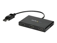 StarTech.com Hub MST DP 1.2 vers 3x HDMI - Splitter multi-écrans 3 ports - Répartiteur vidéo/audio - 3 x HDMI - de bureau - AC 100/240 V