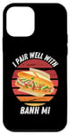 Coque pour iPhone 12 mini Le Banh Mi I vintage se marie bien avec les amateurs de nourriture de Banh Mi