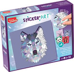 MAPED Creativ - Sticker'Art - Activité de Gommettes au Numéro, + de 400 Gommettes pour Créer des Images d'animaux en Origami - Activité Créative, Réflexion et Concentration - Dès 6 Ans