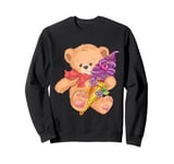 Sweet Teddy bear for Your Girlfriend Valentine's Day Sweatshirt