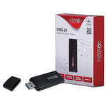 Inter-Tech DMG-20 WiFi Adaptor. USB WLAN stick for up to 1200Mbps.