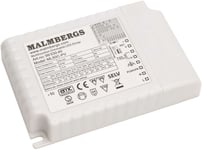 MALMBERGS MD Multidriver 50W 350-1050mA, 12VDC, 24VDC Push/1-10V dim