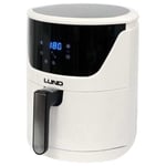 Lund 3.7 Litre 1400 Watt Hot Air Fryer, White