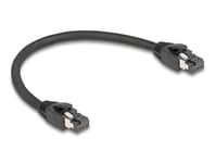 DELOCK – RJ45 Network Cable Cat.8.1 S/FTP 25 cm up to 40 Gbps black (80231)