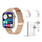 Pack Flash Montre Connectée IP67 Modèle Inspiria et Écouteurs TWS Modèle Jeez Eko Rose