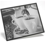 Placemat Mousemat 8x10 BW - Coffee Machine Cafe Restaurant  #42712