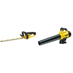 DEWALT - Taille-Haies Brushless XR 18V 5Ah Li-ION - DCMHT563N-XJ - Taille Haie Électrique & Souffleur Brushless XR 18V 5Ah Li-ION - DCM562PB-QW - Souffleur Électrique Portable