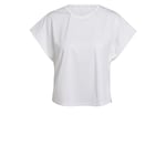 adidas Femme Studio Tee, White/Grey Two, XS