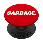 Garbage For Trump Team Garbage American Garbage Truck Funny PopSockets PopGrip Adhésif