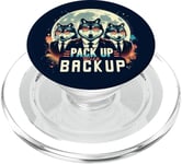 Emballez avec un jeu de mots de l'équipe de loup à fourrure assorti PopSockets PopGrip pour MagSafe