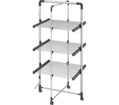 Black + Decker 63091 3-Tier Heated Clothes Airer with Cover & Wheels