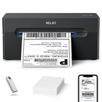 Nelko Bluetooth Thermal Label Printer, Wireless 4x6 Shipping Label Printer for Small Business, Support Android, iPhone and Windows, Widely Used for Amazon, Ebay, Shopify, Etsy, USPS