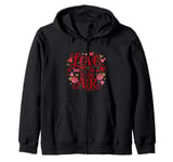 Happy Valentines Day Love Is In The Air Zip Hoodie