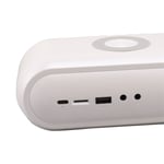 Bluetooth Speaker Alarm Clock Radio Wireless Charger LED Digital Alarm Clock UK