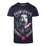 CID Walking Dead - Survive T-Shirt Homme Multicolore FR : S (Taille Fabricant : S)