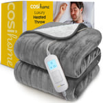 Cosi Home® Heated Throw 160x130, Remote, Machine Washable, Timer & 10 Heat Modes