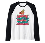 Just Another Day Of Being Awesome (And Angry!) Carrot Raglan Baseball Tee