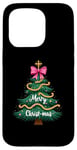 Coque pour iPhone 15 Pro Joyeux Christ Mas Jésus est la raison pour laquelle l'arbre