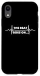 iPhone XR Saying The Beat Goes On Heart Recovery Surgery Women Men Pun Case