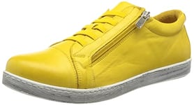 Andrea Conti 0061715, Basket Femme, jaune, 39 EU