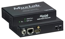 Muxlab HDMI Mono Extender Sändare med HDBT, UHD-4K och IR, 70m