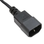 Iec320 C14 To Iec320 C7 Power Cord 10A 250V 2500W Iec320 C14 Male To Iec320 C7 F