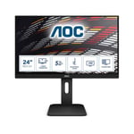 Écran PC AOC 24P1 23.8 FHD LED 60Hz Flicker-Free HDMI Noir