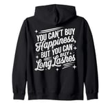 Lash Tech Long Lashes Aesthetician Lash Technician Zip Hoodie