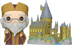 Funko Pop! Town: Harry Potter - Albus Dumbledore with Hogwarts #27 Vinyl Figure