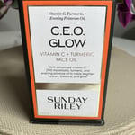 Genuine & Sealed - Sunday Riley C.E.O. Glow Vitamin C + Turmeric Face Oil 15ml
