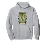 The Hanged Man Frog Tarot Style Graphic, Cool Novelty Frog Pullover Hoodie