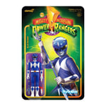 Super7 Mighty Morphin Power Rangers Blue Ranger 3.75 in Reaction Fig (US IMPORT)